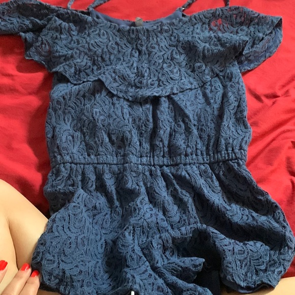 Lace Romper - Picture 1 of 2